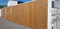 Bar Modulare 40 Piedi Privilege con Rivestimento in Legno
