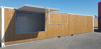 Bar Modulare 40 Piedi Privilege con Rivestimento in Legno