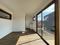 Cabina Modulare 18m² - Design Minimalista Nero Opaco