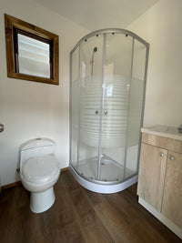 Cabina Modulare 18m² - Design Minimalista Nero Opaco