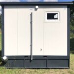 Cabina Sanitaria Autonoma - WC, Doccia e Serbatoio Acque Reflue Integrato
