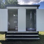 Cabina Sanitaria Autonoma - WC, Doccia e Serbatoio Acque Reflue Integrato