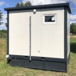Cabina Sanitaria Autonoma - WC, Doccia e Serbatoio Acque Reflue Integrato