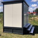 Cabina Sanitaria Autonoma - WC, Doccia e Serbatoio Acque Reflue Integrato