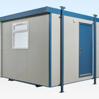 Cabina Toilette in Acciaio 2+1 - 12x9 Piedi
