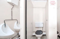 Cabina Toilette in Acciaio 2+1 - 12x9 Piedi