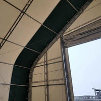 Capannone di Stoccaggio a Doppio Traliccio L30'xL40'xH20' - Robusto e Versatile