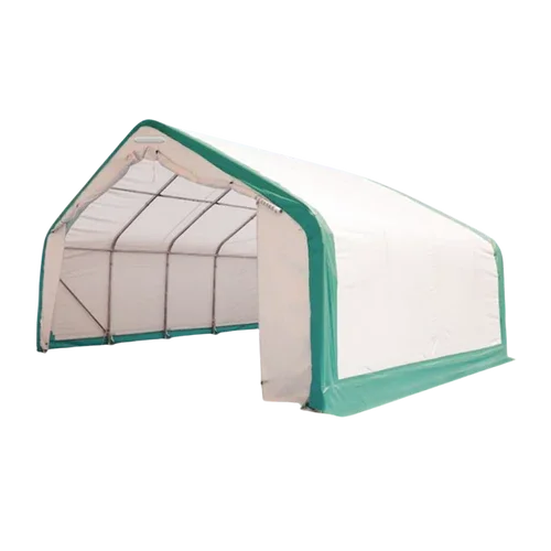 Capannone di Stoccaggio a Traliccio Singolo L20'xL40'xH12' - Protezione Versatile e Resistente