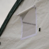 Capannone di Stoccaggio ad Arco con Traliccio Singolo L20'xL30'xH12' - Protezione Robusta e Versatile