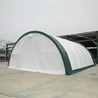 Capannone di Stoccaggio ad Arco con Traliccio Singolo L30'xL40'xH15' - Robusto e Spazioso