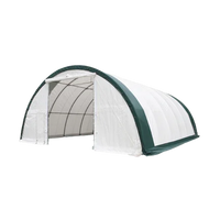 Capannone di Stoccaggio ad Arco con Traliccio Singolo L30'xL40'xH15' - Robusto e Spazioso