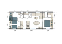 Casa Mobile LOUISIANE PONANT 40m2 - 3 Camere, Premium