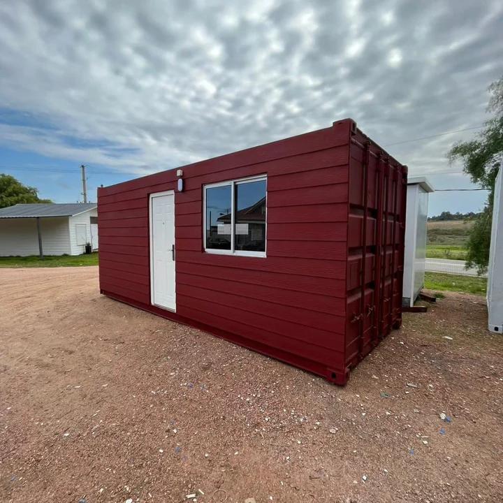 Casa Modulare 20' High Cube - Design Effetto Legno