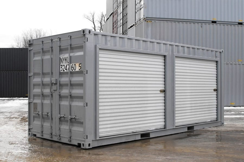 Container 20' con 2 Serrande Avvolgibili Laterali