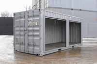 Container 20' con 2 Serrande Avvolgibili Laterali