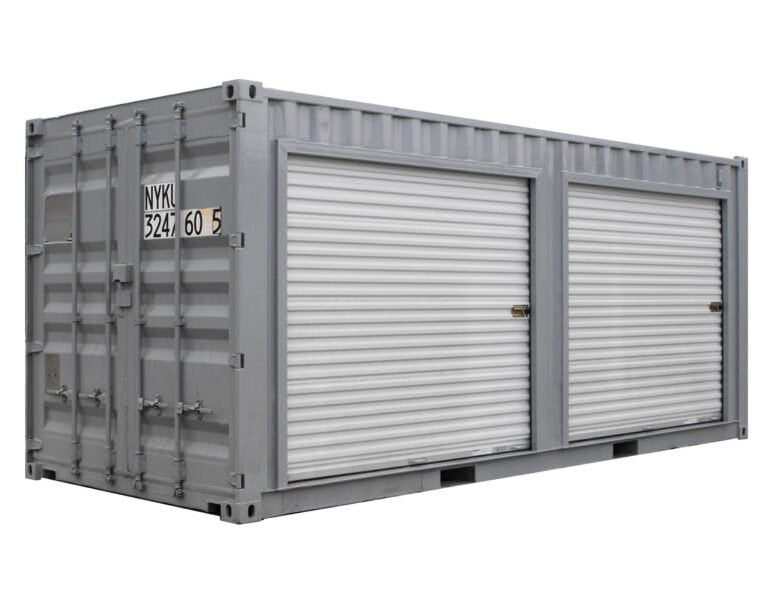 Container 20' con 2 Serrande Avvolgibili Laterali