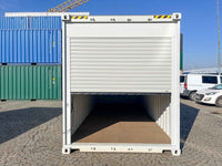 Container 20 Piedi High Cube con Porta Avvolgibile - Grigio Chiaro