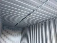 Container 20 Piedi Nuovo con Pavimento in Acciaio e Luce - RAL 7016