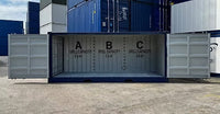 Container 20' Open Side con Vasca di Raccolta Integrata