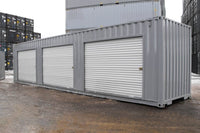 Container 40' High Cube con 3 Serrande Avvolgibili Laterali