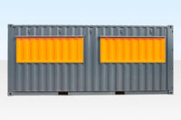 Container Bar/Caffetteria 20' con 3 Portelloni di Servizio