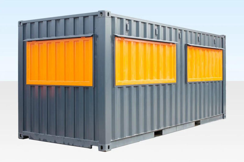 Container Bar/Caffetteria 20' con 3 Portelloni di Servizio