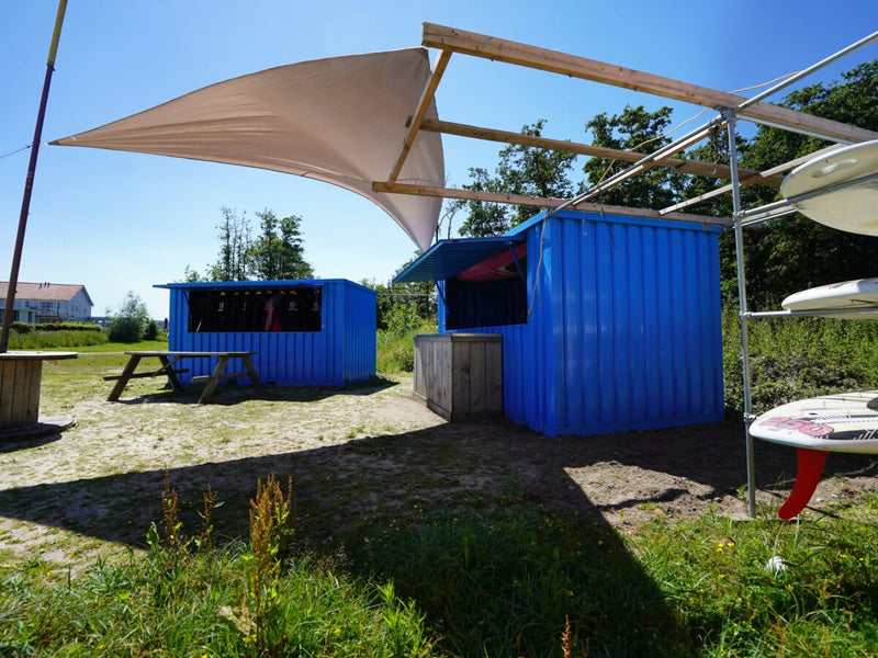 Container Bar Smontabile 3x2 Metri - Blu (RAL 5012)