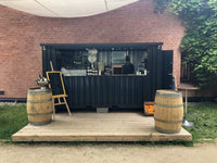 Container Bar Smontabile 3x2 Metri - Nero Intenso (RAL 9005)