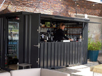 Container Bar Smontabile 3x2 Metri - Nero Intenso (RAL 9005)
