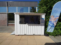 Container Bar Smontabile 4x2 m - Bianco (RAL 9016)