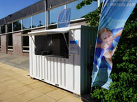 Container Bar Smontabile 4x2 m - Bianco (RAL 9016)