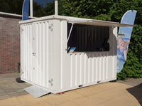 Container Bar Smontabile 4x2 m - Bianco (RAL 9016)