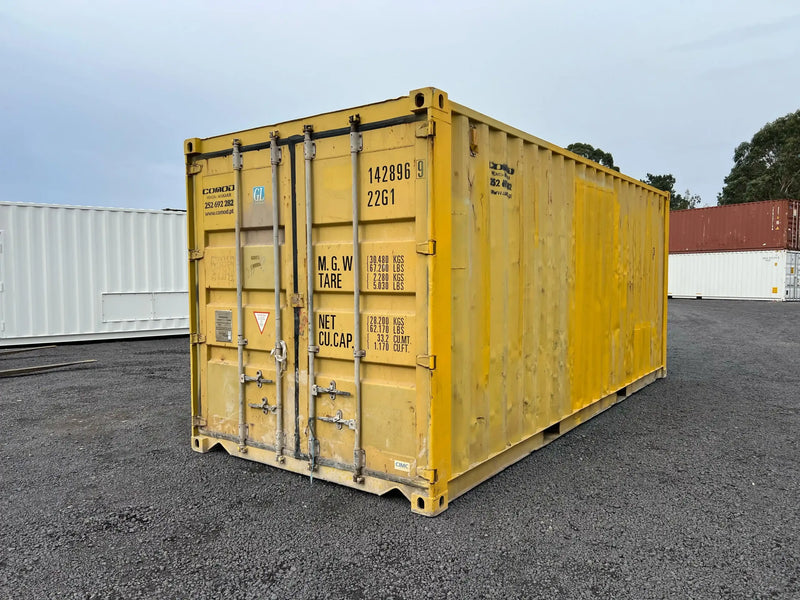 Container Marittimo 20 Piedi Usato - Rif. 142896 (Giallo)