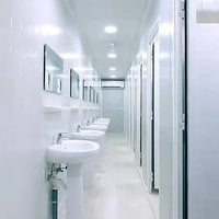 Container Sanitario Economico 20 Piedi - 7 WC e 3 Orinatoi