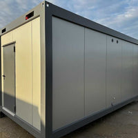 Container Sanitario Usato 6x2,4m - 6 Docce, WC e Orinatoio