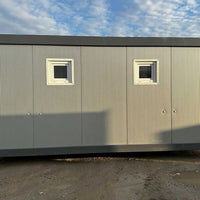 Container Sanitario Usato 6x2,4m - 6 Docce, WC e Orinatoio