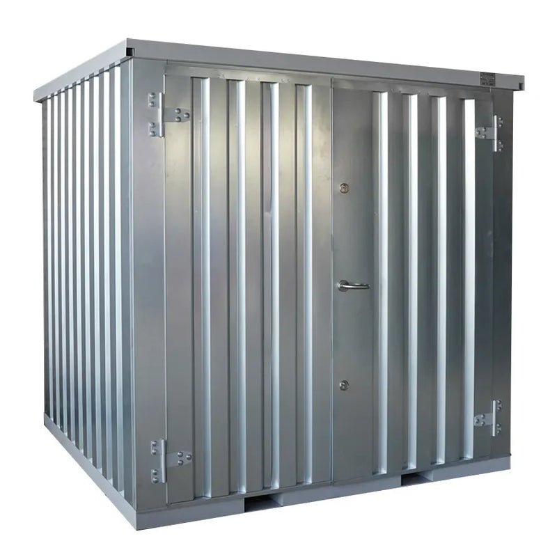 Container Smontabile 2x2m con Pavimento Rialzato - Galvanizzato