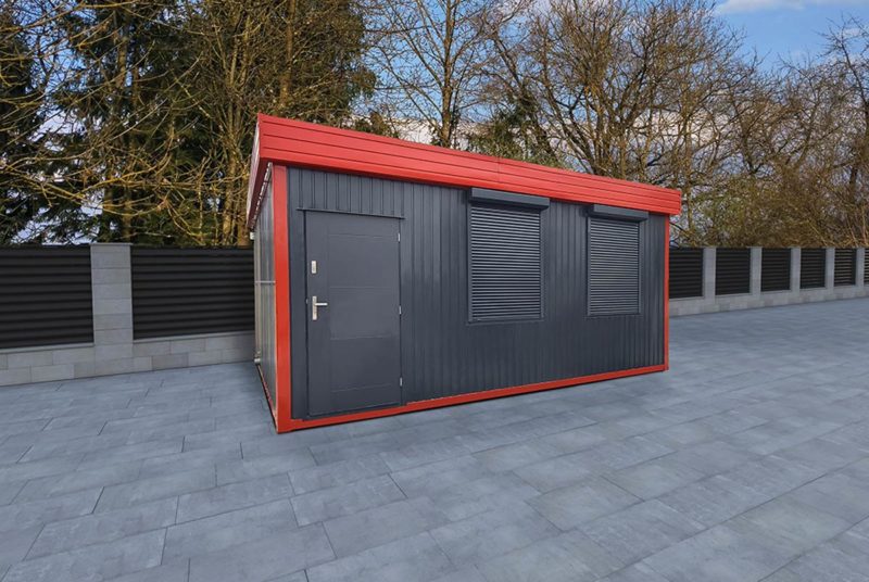 Container Ufficio Doppio (29,4m²) con Bagno