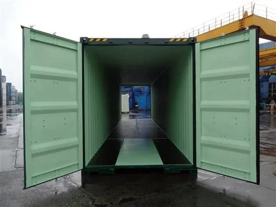 Contenitore di Stoccaggio 40 Piedi High Cube Nuovo - Verde Brillante