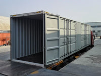 Contenitore High Cube 40 piedi con 2 Porte Laterali - Soluzione Robusta e Versatile per lo Stoccaggio e il Trasporto