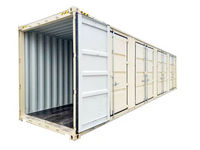 Contenitore High Cube 40 Piedi con 4 Porte Laterali - Accesso Totale e Protezione Completa