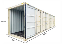 Contenitore High Cube 40 Piedi con 4 Porte Laterali - Accesso Totale e Protezione Completa