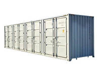 Contenitore High Cube 40 Piedi con 4 Porte Laterali - Accesso Totale e Protezione Completa
