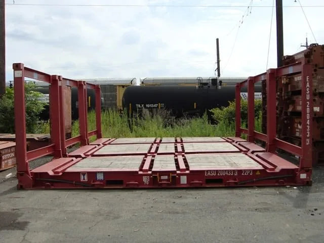 Flat Rack Pieghevoli 20 Piedi – Versatilità e Resistenza