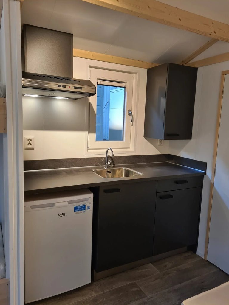 Mini Casa Mobile T0 - 15m² per 4 Persone, Pronta da Vivere
