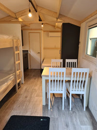 Mini Casa Mobile T0 - 15m² per 4 Persone, Pronta da Vivere