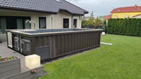 Piscina Container 20' con Piattaforma e Vano Tecnico Integrato