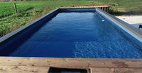 Piscina Container 20' Premium con Deck in Cedro ed Epoxi
