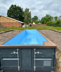 Piscina Container 40' con Spa Idromassaggio Integrata