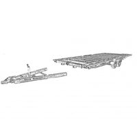 Rimorchio per Mini Tiny House 4m x 2m - Timone Smontabile (1500 kg)